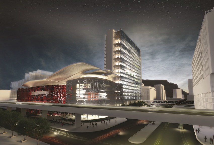 CTICC Expansion - View from Table Bay