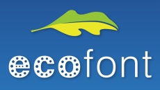 Ecofont-blue