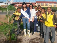 Greening SA&#039;s schools with Miss Earth