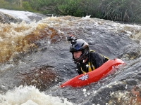 Riverboarding Orange River for water quality