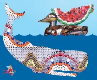 Turning recycled ocean waste into art