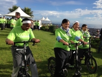 Leading lights in energy conservation receive cool bikes