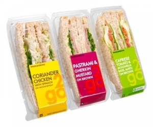 Green samies in recycled plastic