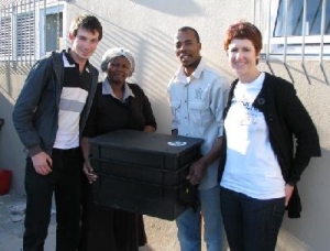 worm bin donated to nourish food gardens