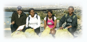  cape town school kids participate in international coastal clean up